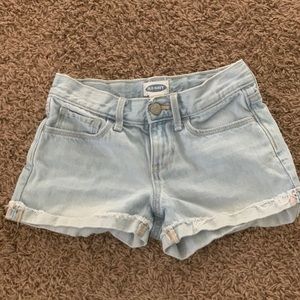 Girls jean shorts